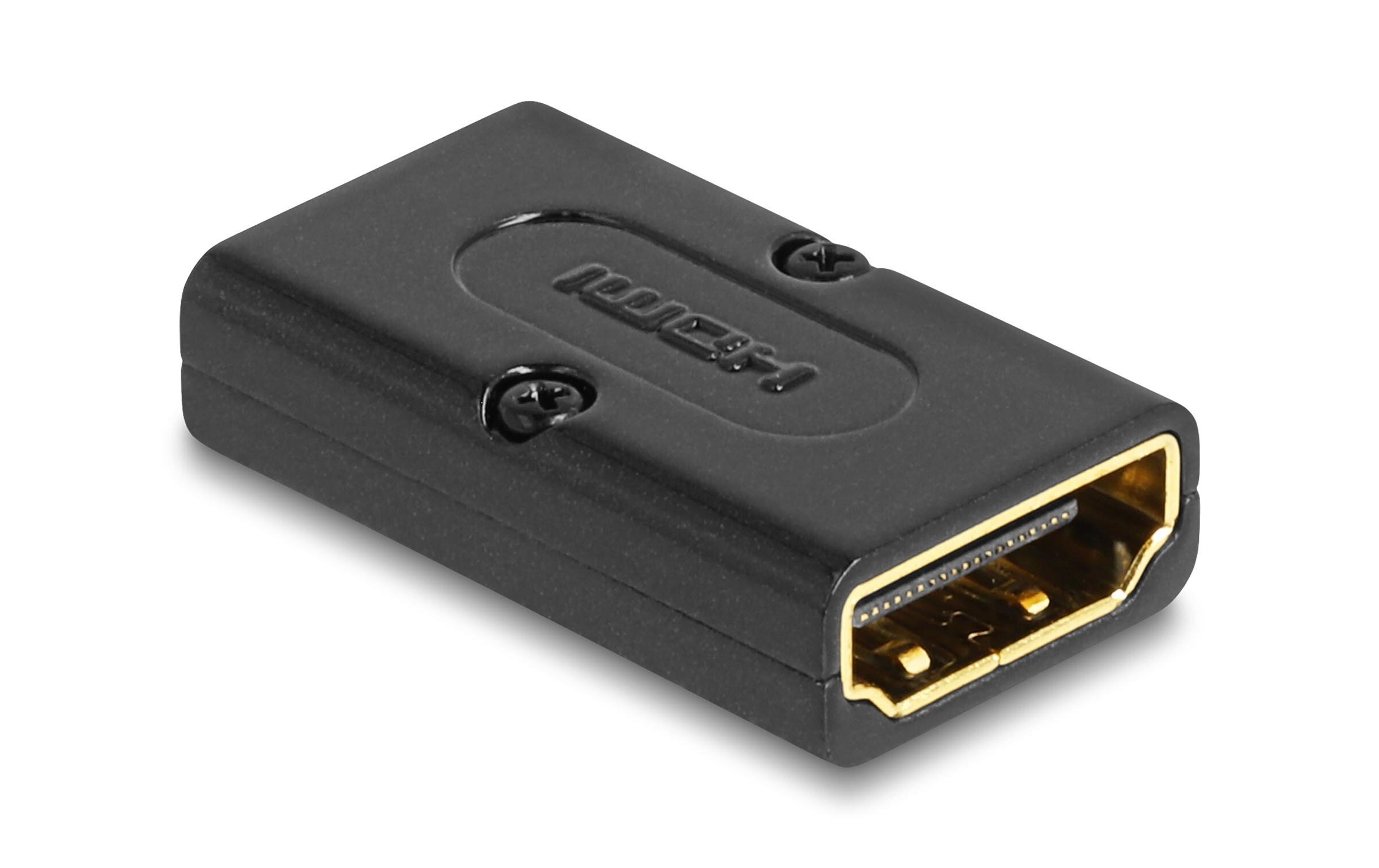 Adapter 8K 60Hz HDMI - HDMIDelock HDMI Adapter Buchse zu Buchse 8K 60 Hz Metall