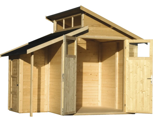 Tuinhuis Konsta Studio Set 2 met vloer 328 x 240 cm naturel