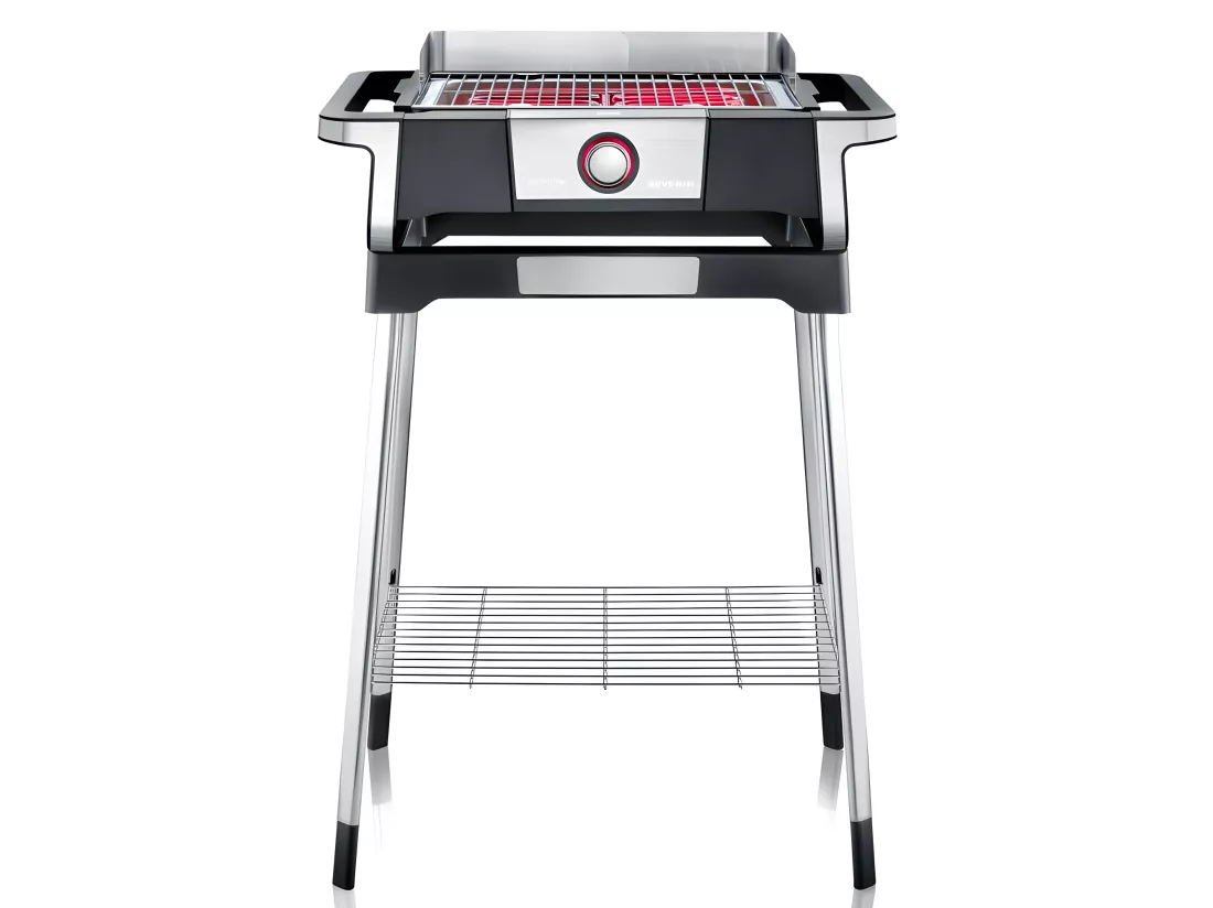 Severin Barbecue électrique sur pieds 3000w noir/inox - pg8117