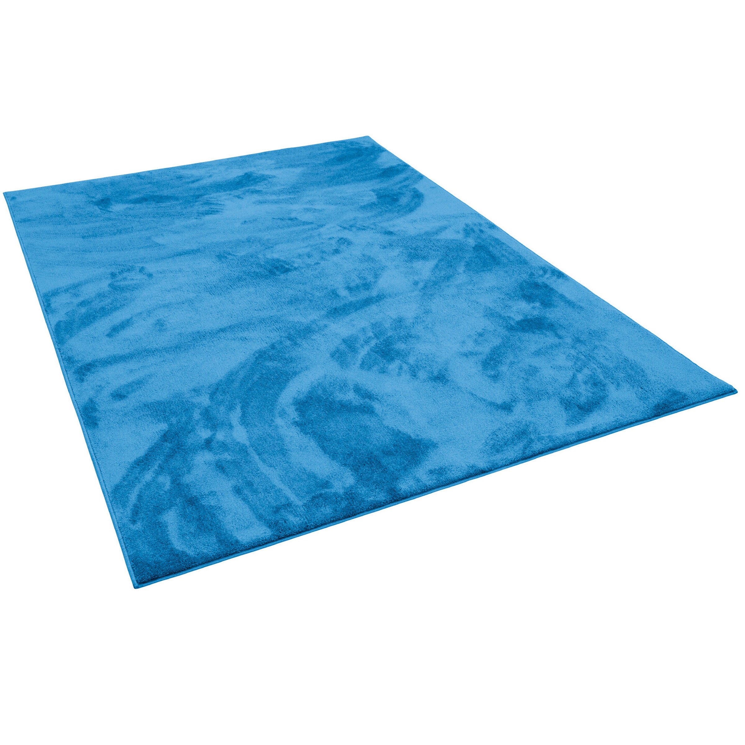 Pergamon Hochflor Langflor Teppich Super Soft Melia Kids Blau - 80x150 cm