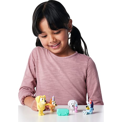 Bluey figurer 4-pak