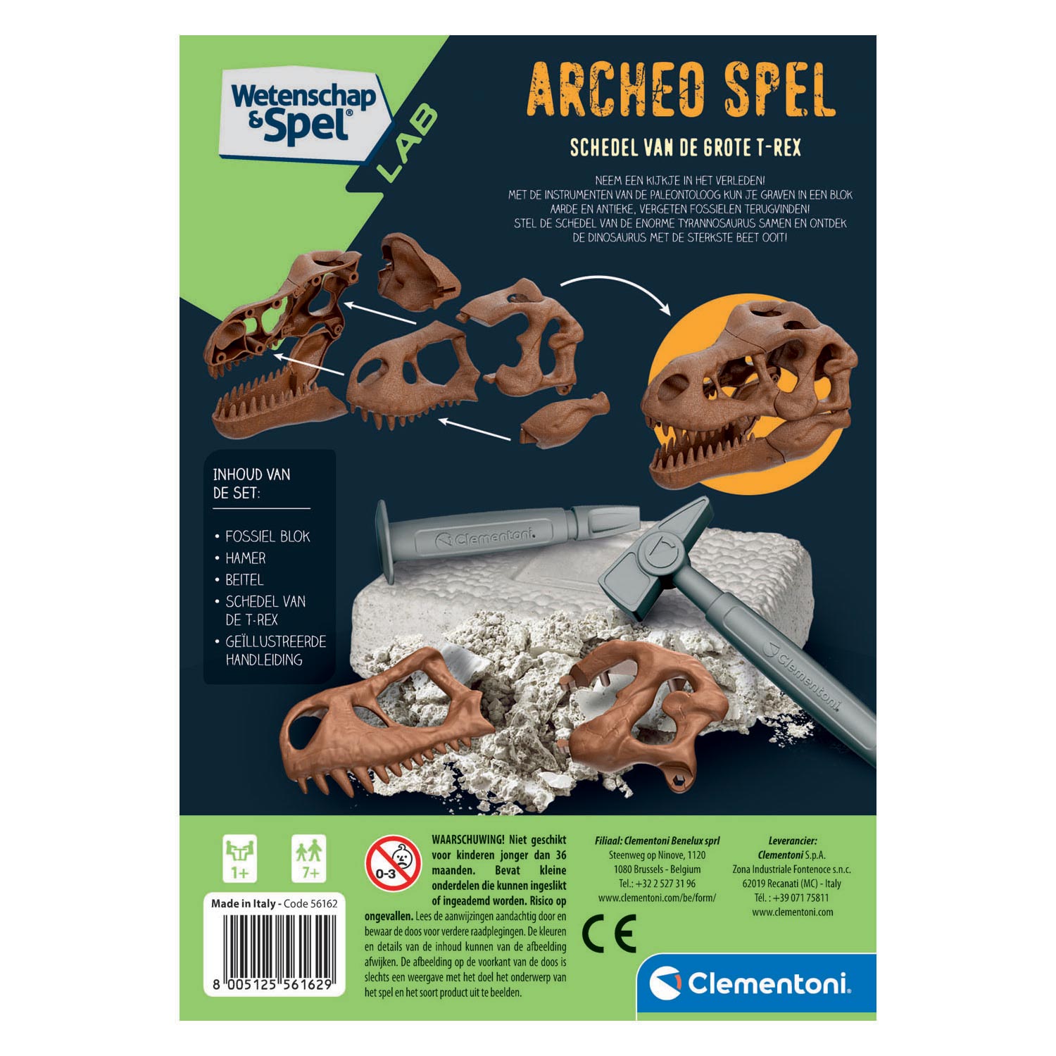 Clementoni Wetenschap & Spel - T-Rex Schedel