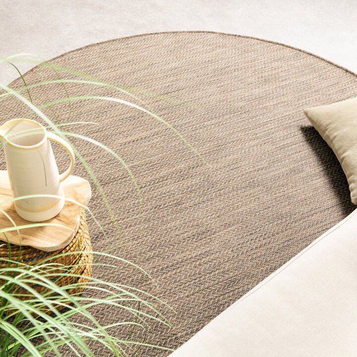 Rond buitenkleed - Malta Arrow Naturel | Budgettopper!