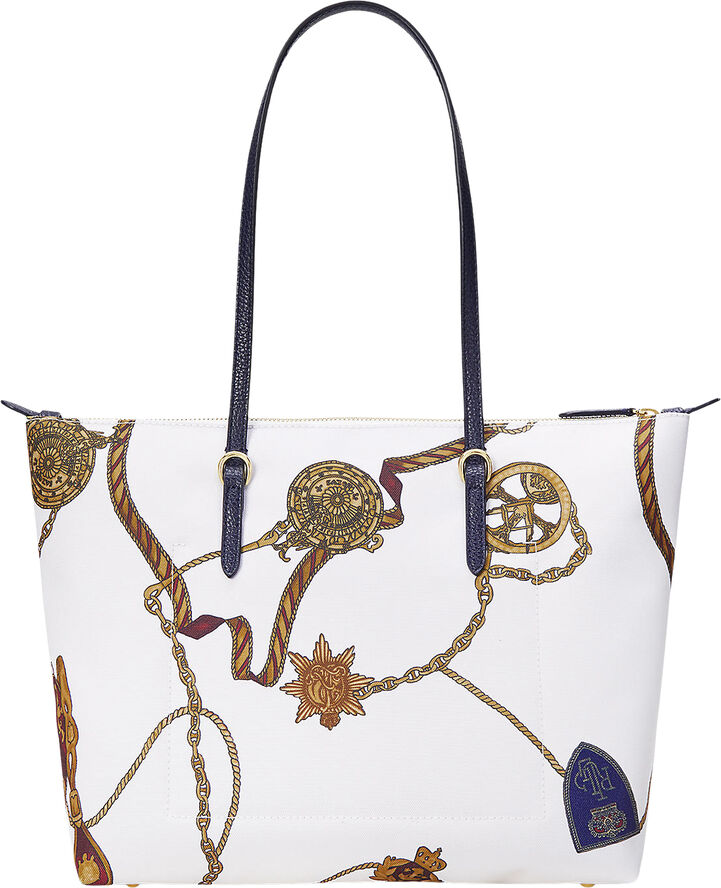 Lauren Ralph Lauren RECYCLED NYLON-KEATON 26-TTE-MED Officer blting/cream/navy