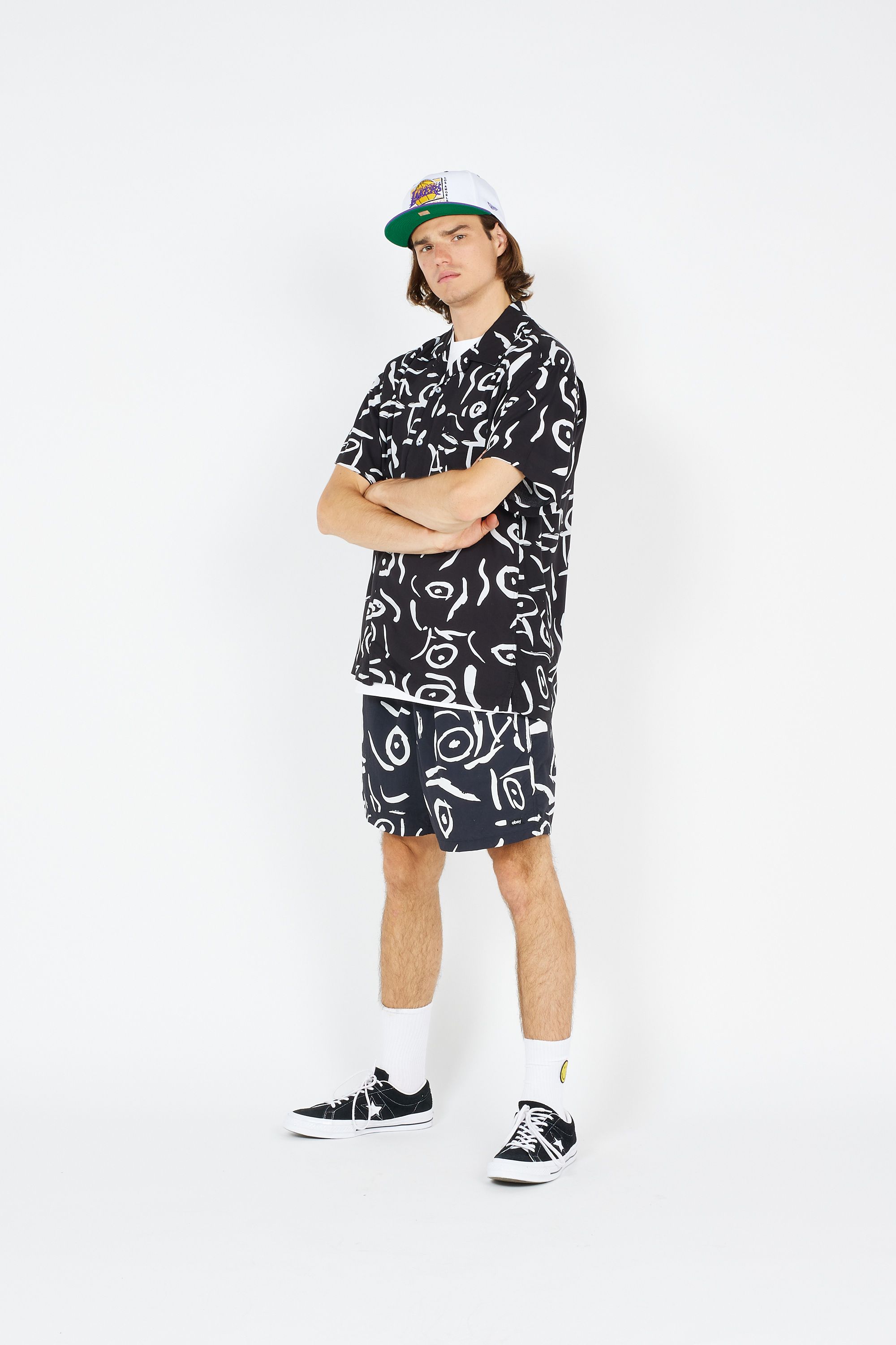 OBEY Short Noir