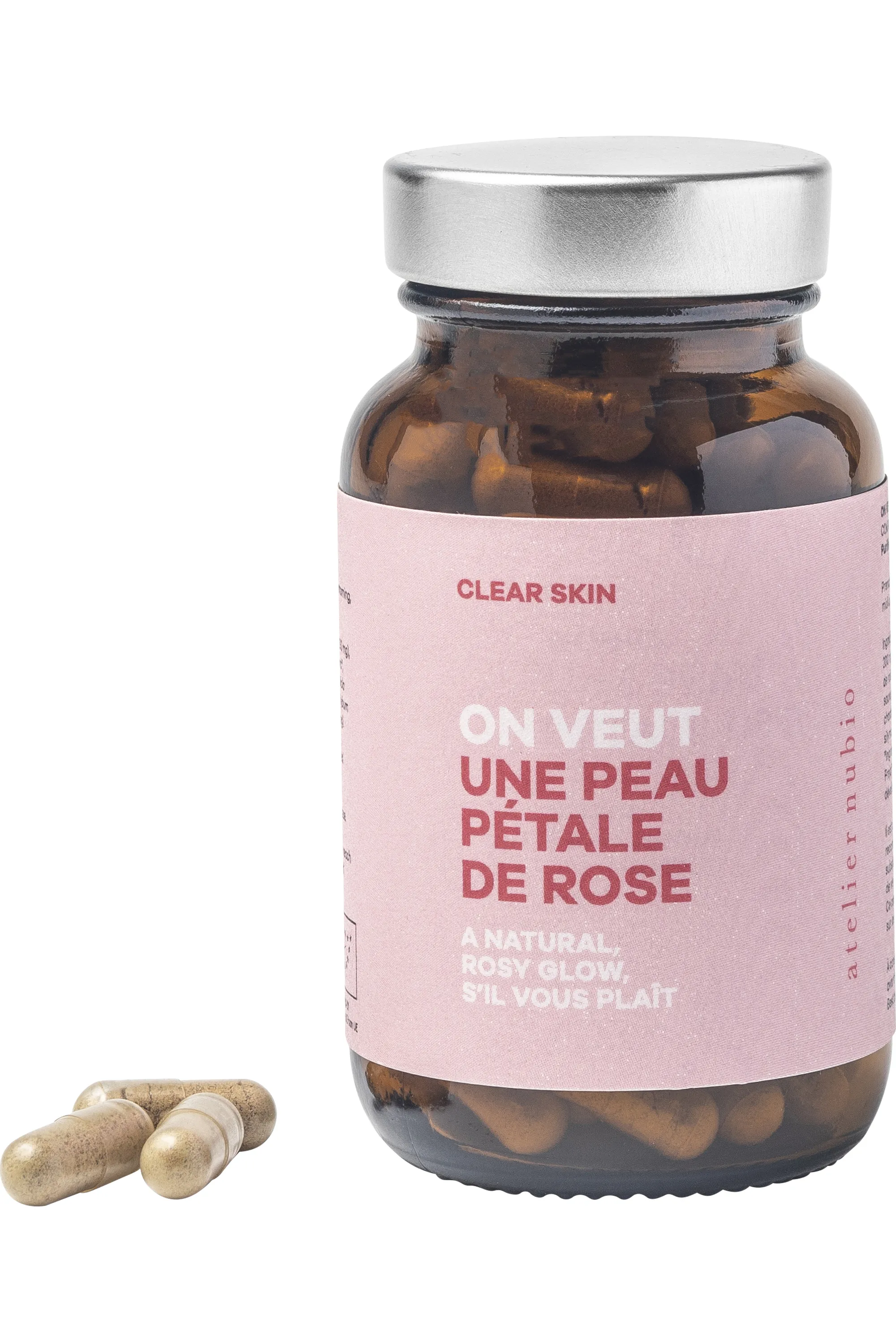 Atelier Nubio Compléments alimentaires peau « On veut…une peau pétale de rose »