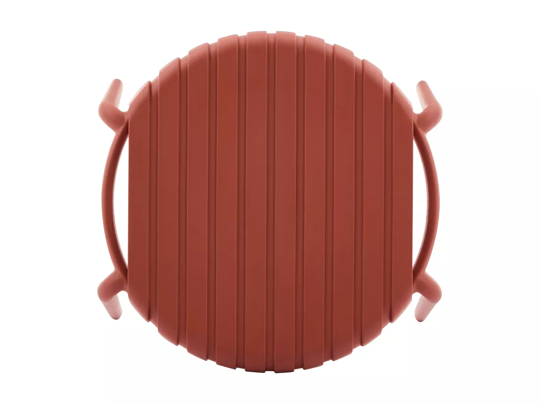 Table basse de jardin empilable en polypropylène - Rouge - SESEH de MYLIA