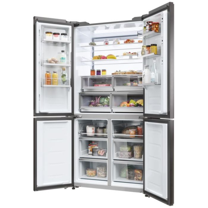 Haier Side-by-Side Cube 90 Series 9 HCW9919FSGB Schwarz