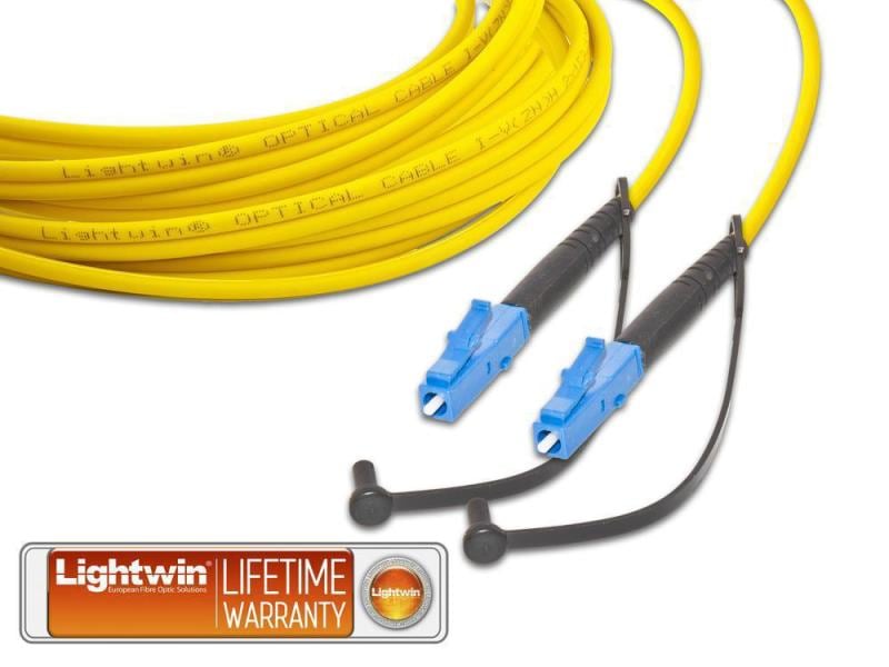 Lightwin LWL-Patchkabel Singlemode LC – LC, OS2, Simplex, 1 Singlemode LC-LC Simplex OS2 1 m