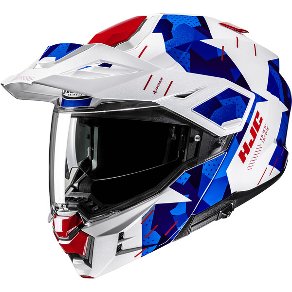 HJC - Casque i80 Roki MC21 / Blanc / Bleu / Rouge