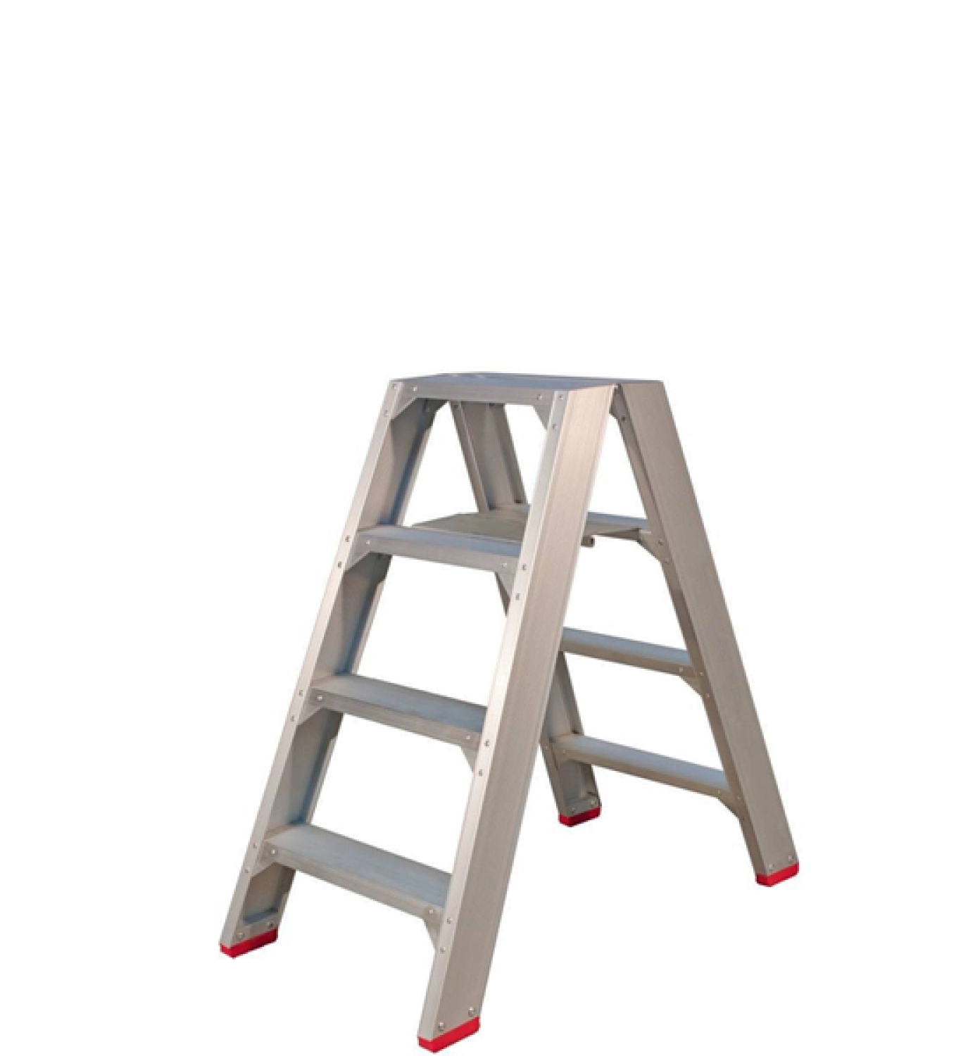 Little Jumbo 4741000204 SuperPRO Dubbele trap - Aluminium - 2 x 4 treden - max. werkhoogte 2.95 m.