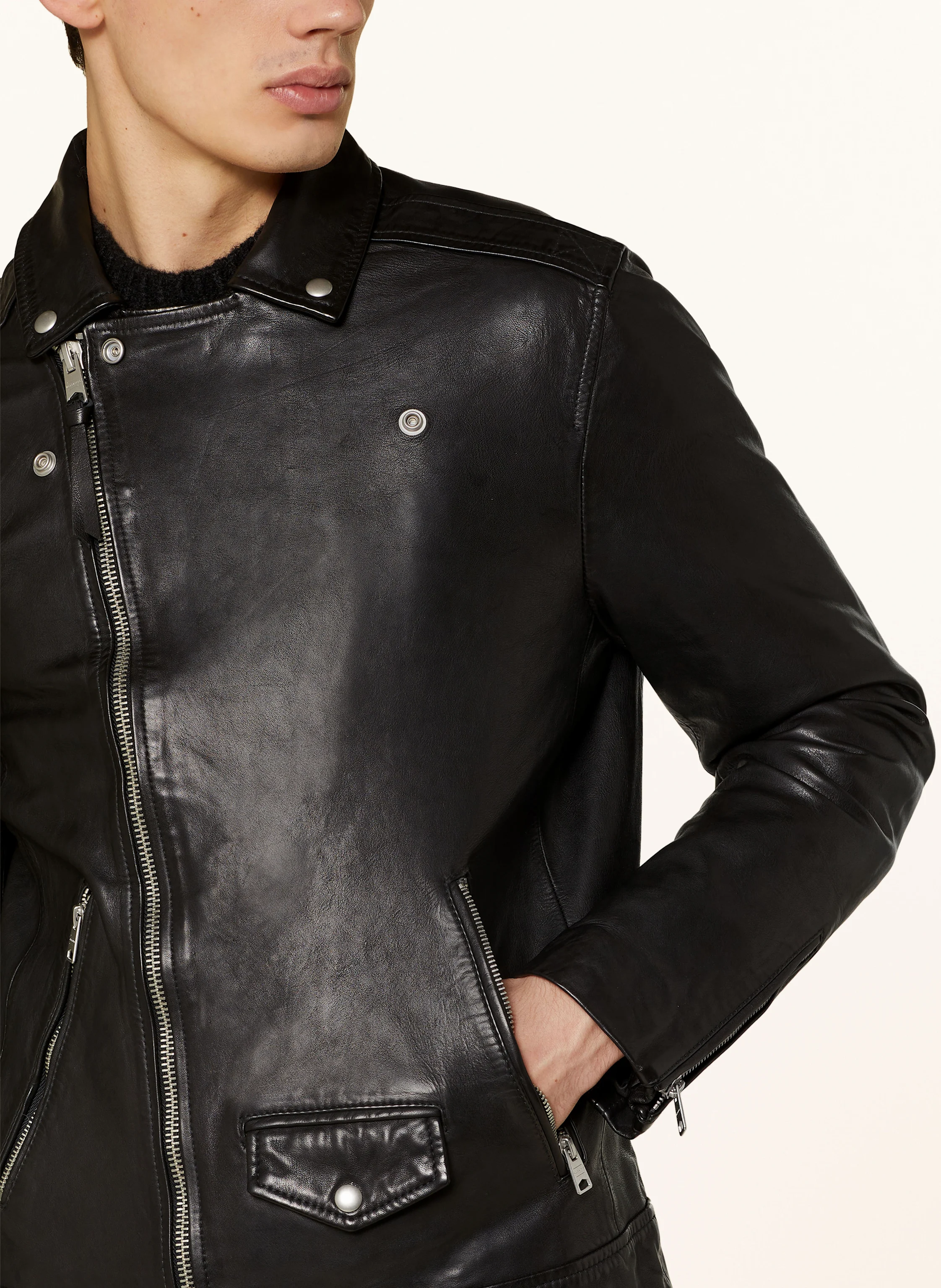 ALLSAINTS Lederjacke MILO BIKER