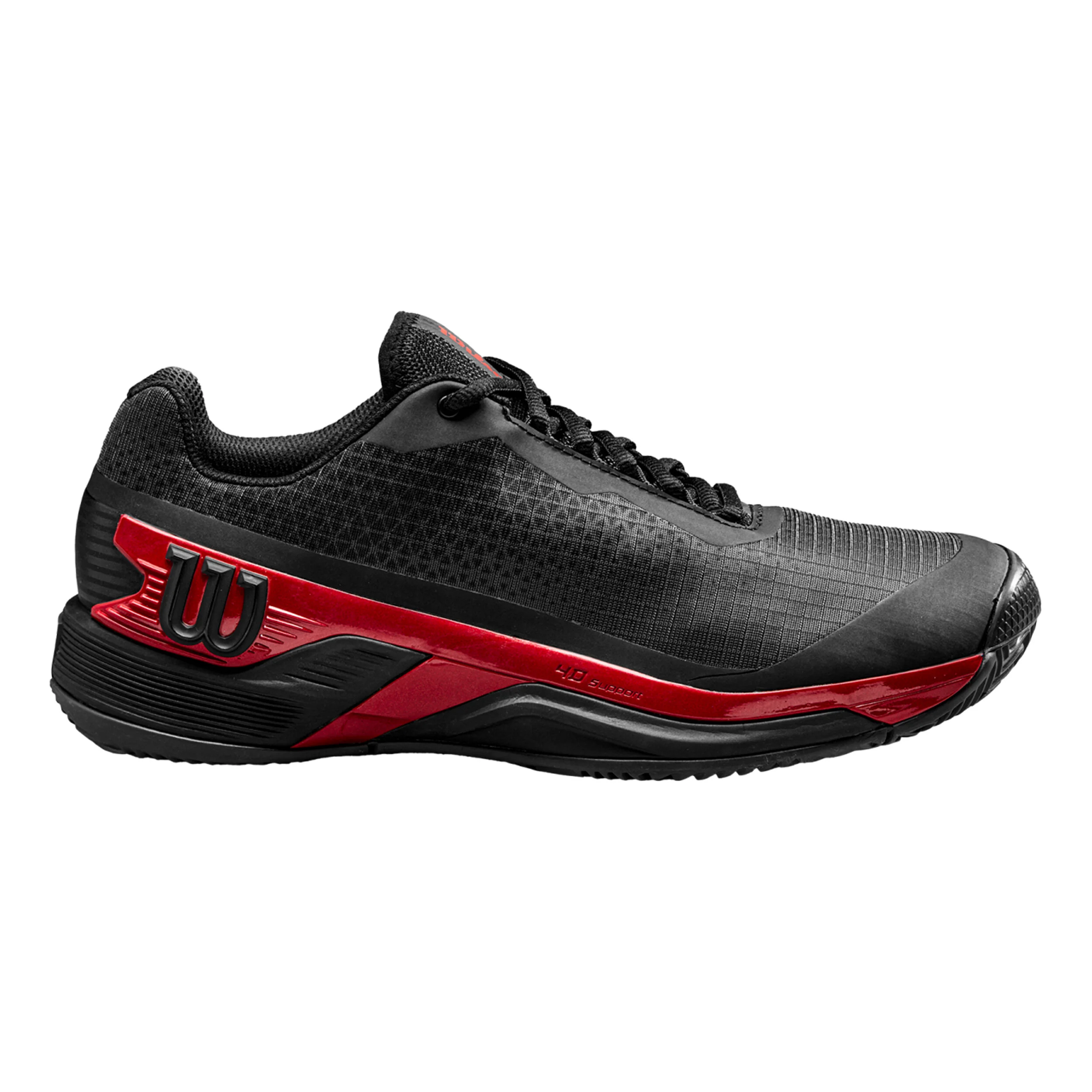 Wilson Rush Pro 4.0 Clash Chaussure Terre Battue Hommes - Noir , Rouge