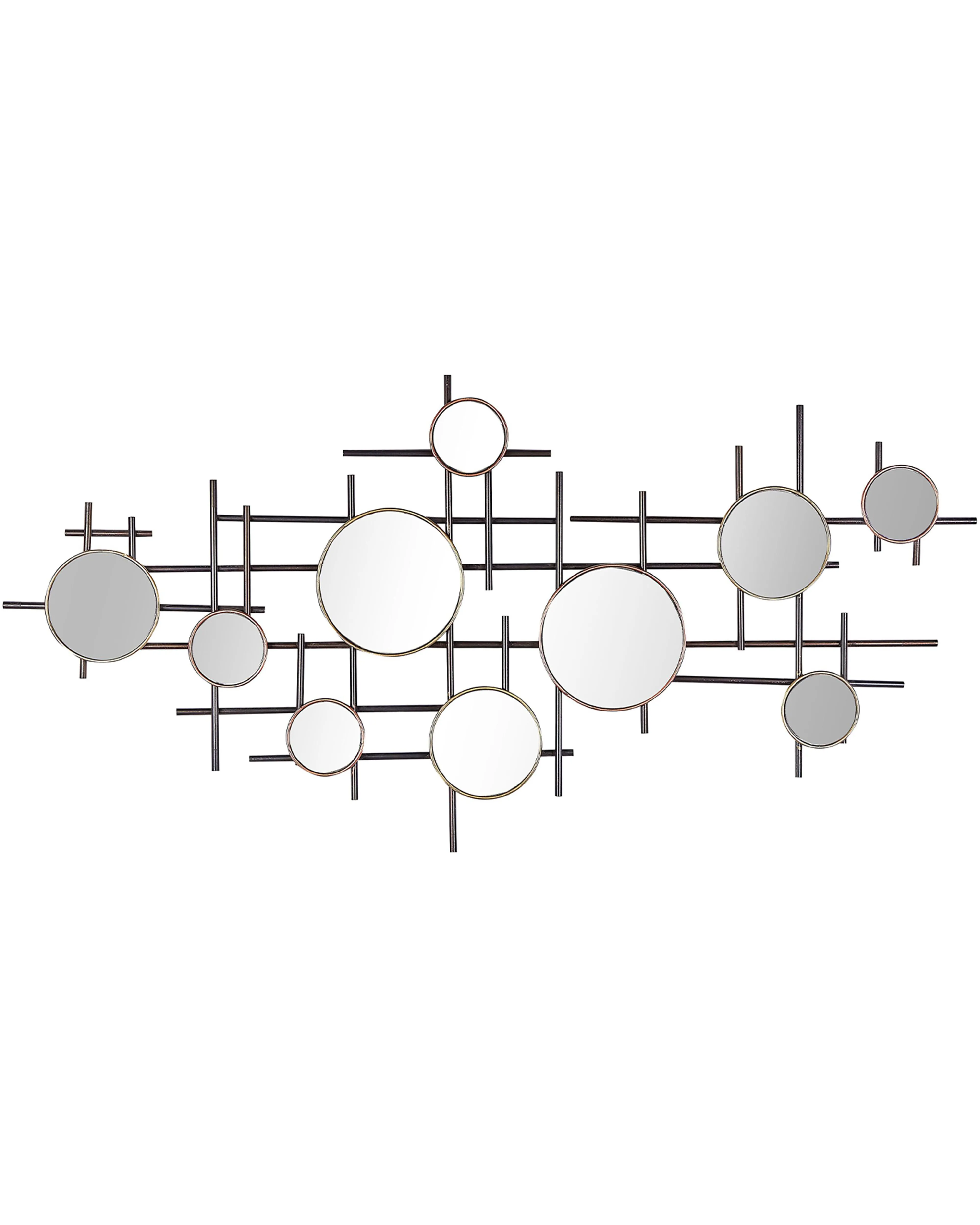 Wandspiegel IBOS 113 cm 55 cm Metaal Zwart