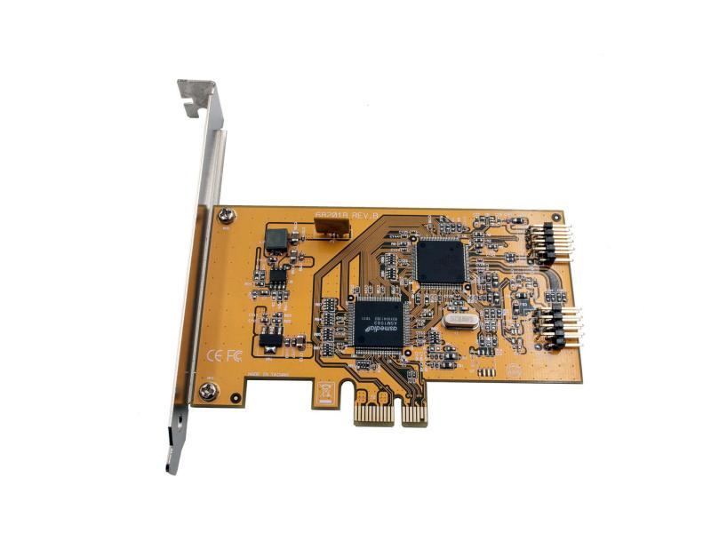 Exsys PCI-Express-Karte EX-11057 PCIe-Karte mit drei USB-2.0-Anschlüssen