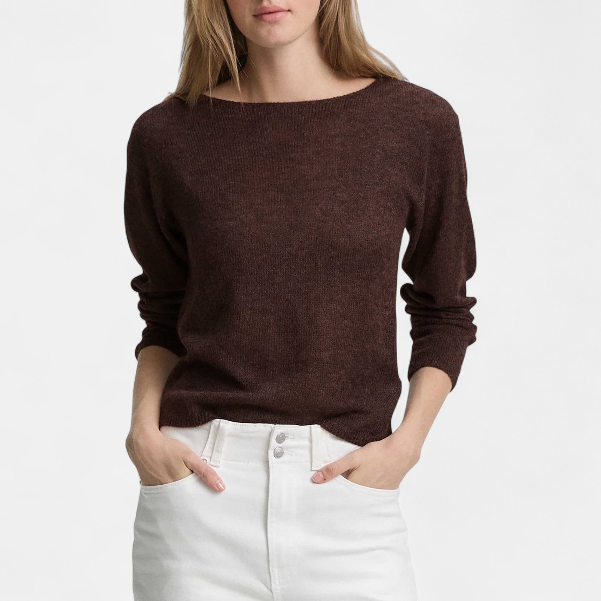 Pull Femme marron