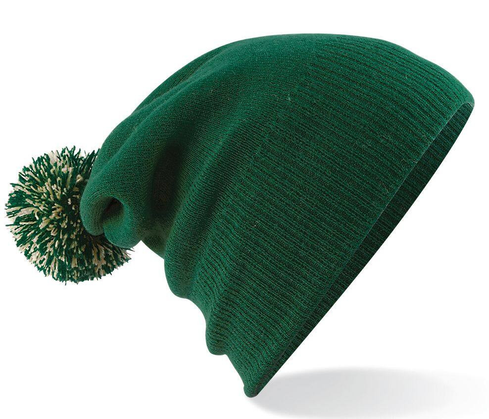 Beechfield BF450 - Bonnet Tendance avec Pompom Bicolore