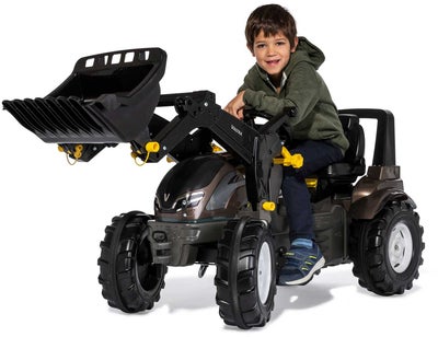 Rolly Toys Farmtrac VALTRA Pedaltraktor, Svart