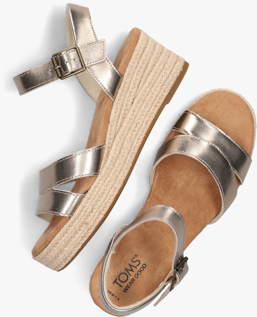 TOMS gouden toms sandalen audrey