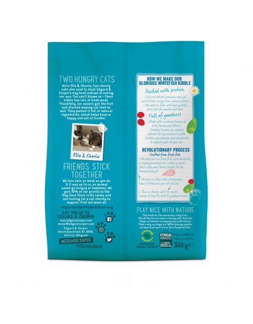 Edgard&Cooper Adult Witvis - Kattenvoer