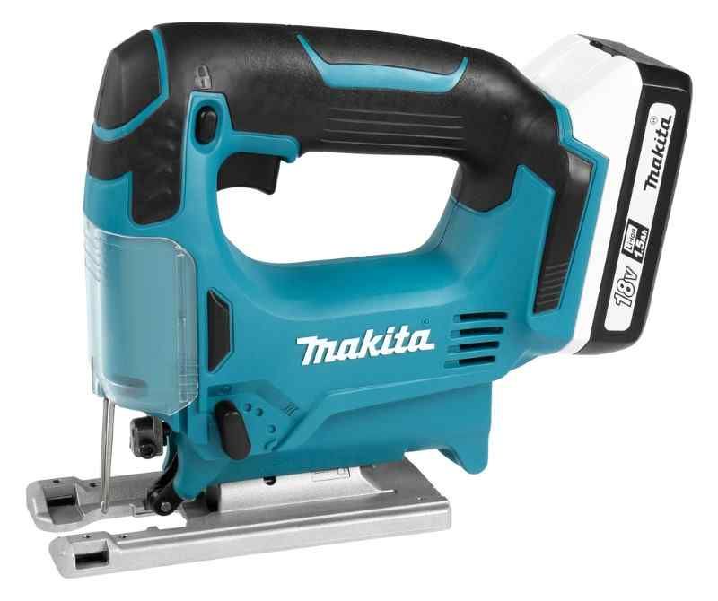 Makita JV183DWE 18 V Decoupeerzaag D-greep 1,5 ah accu (2 st), lader, koffer