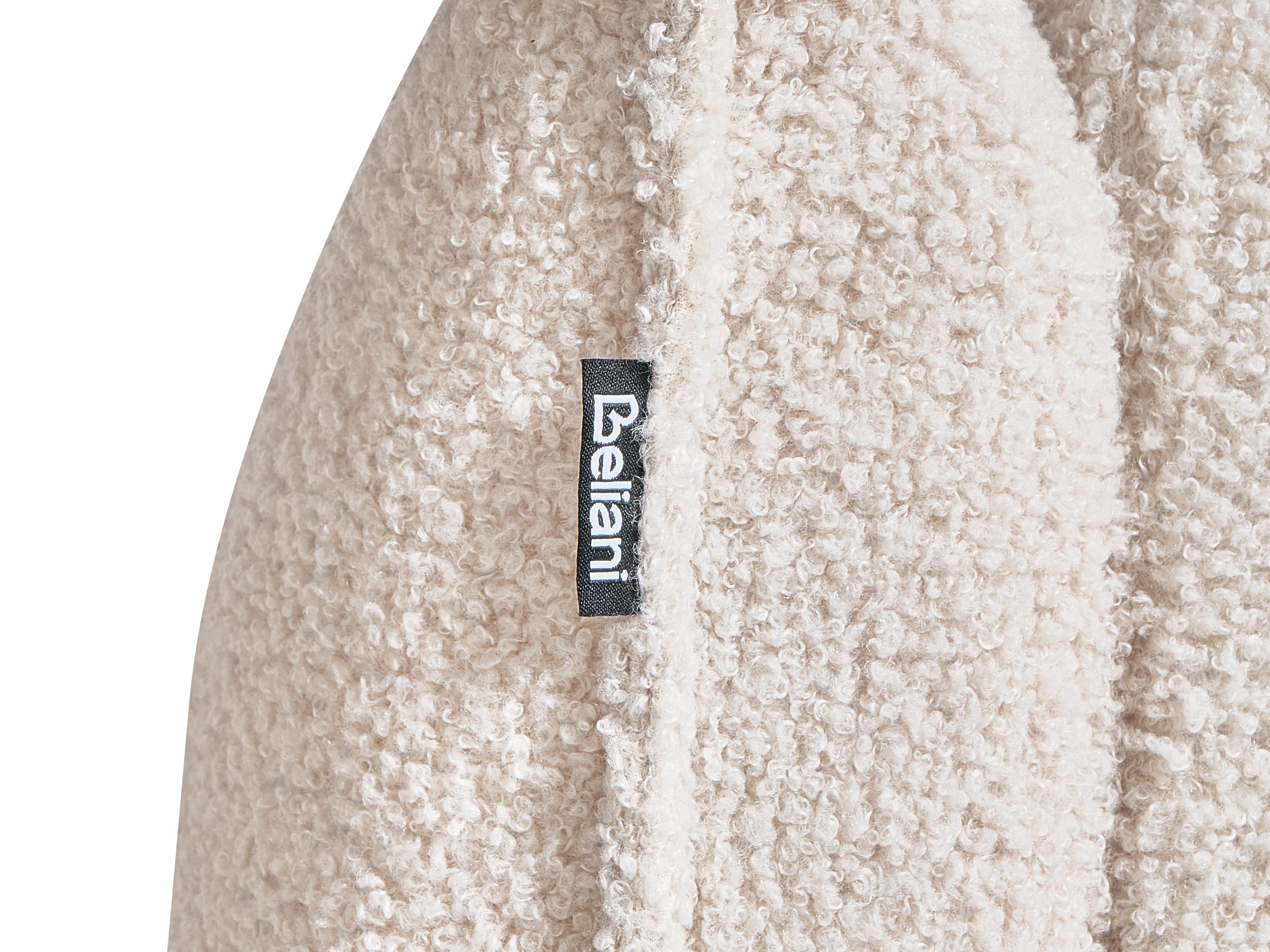 Modulaire U-vormige bank 8-zits MESNALI Bouclé Gebroken wit