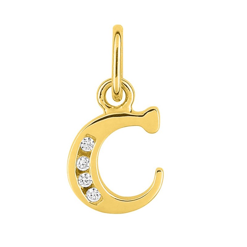 Pendentif enfant - Or 18 Carats - Diamant 0,032 Carats