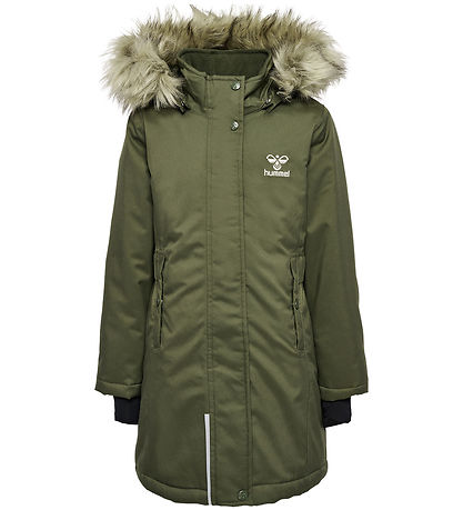 Hummel Winterjacke - hmlAlma Tex - Olive Nacht