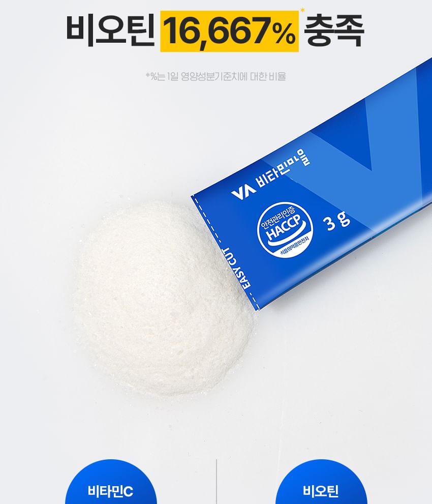 Vitaminedorp - Heerlijke Mega C Vitamine C 2000 Biotine 5000