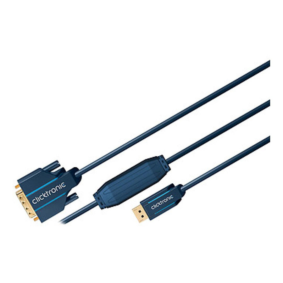 Clicktronic câble DisplayPort / DVI-D - 2 m
