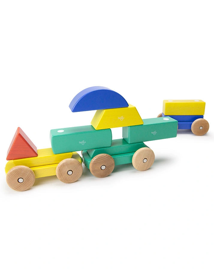 Baby-Magnetspielzeug BIG SHAPE TRAIN 9-teilig in bunt