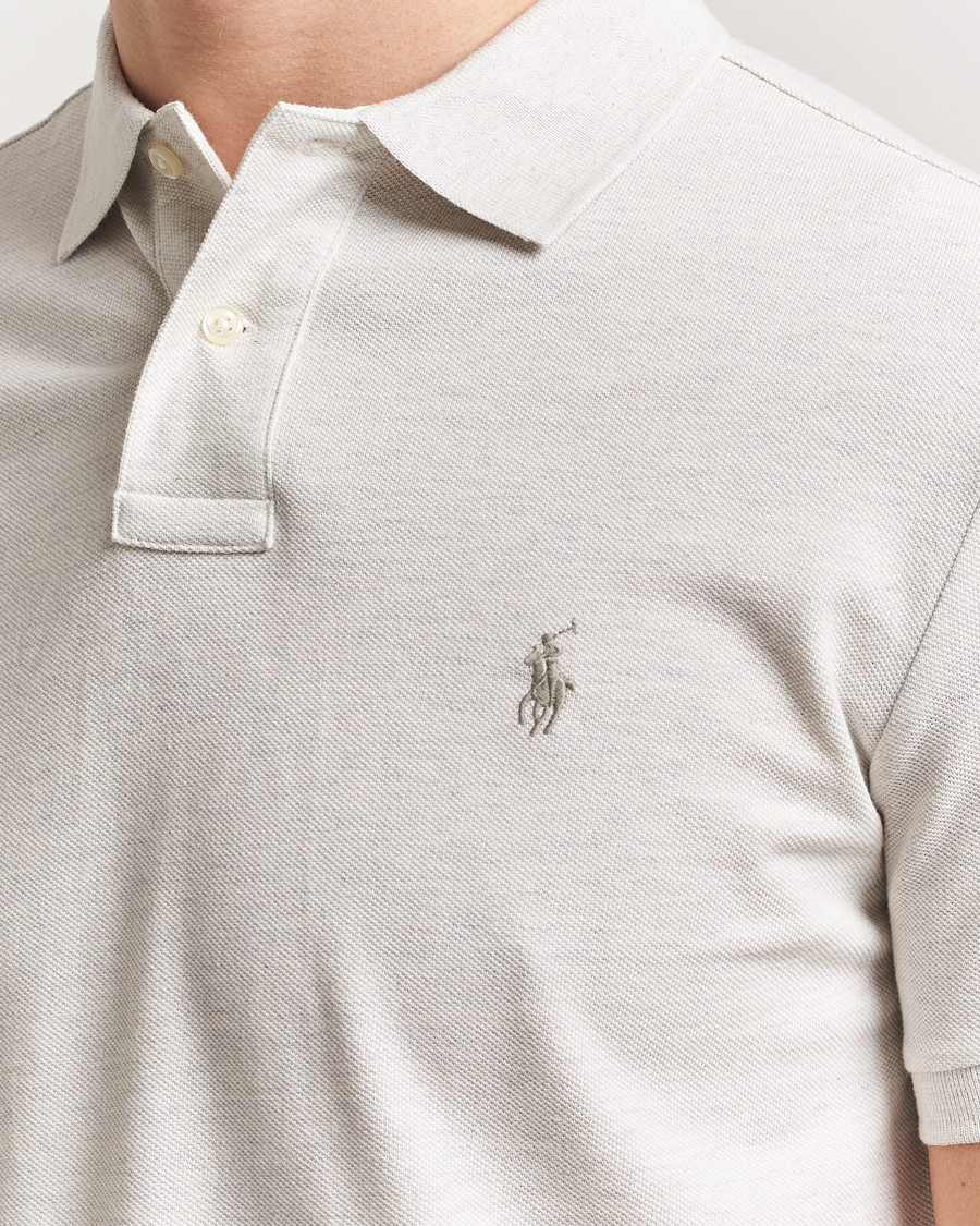 Polo Ralph Lauren Custom Slim Fit Polo Soho Heather