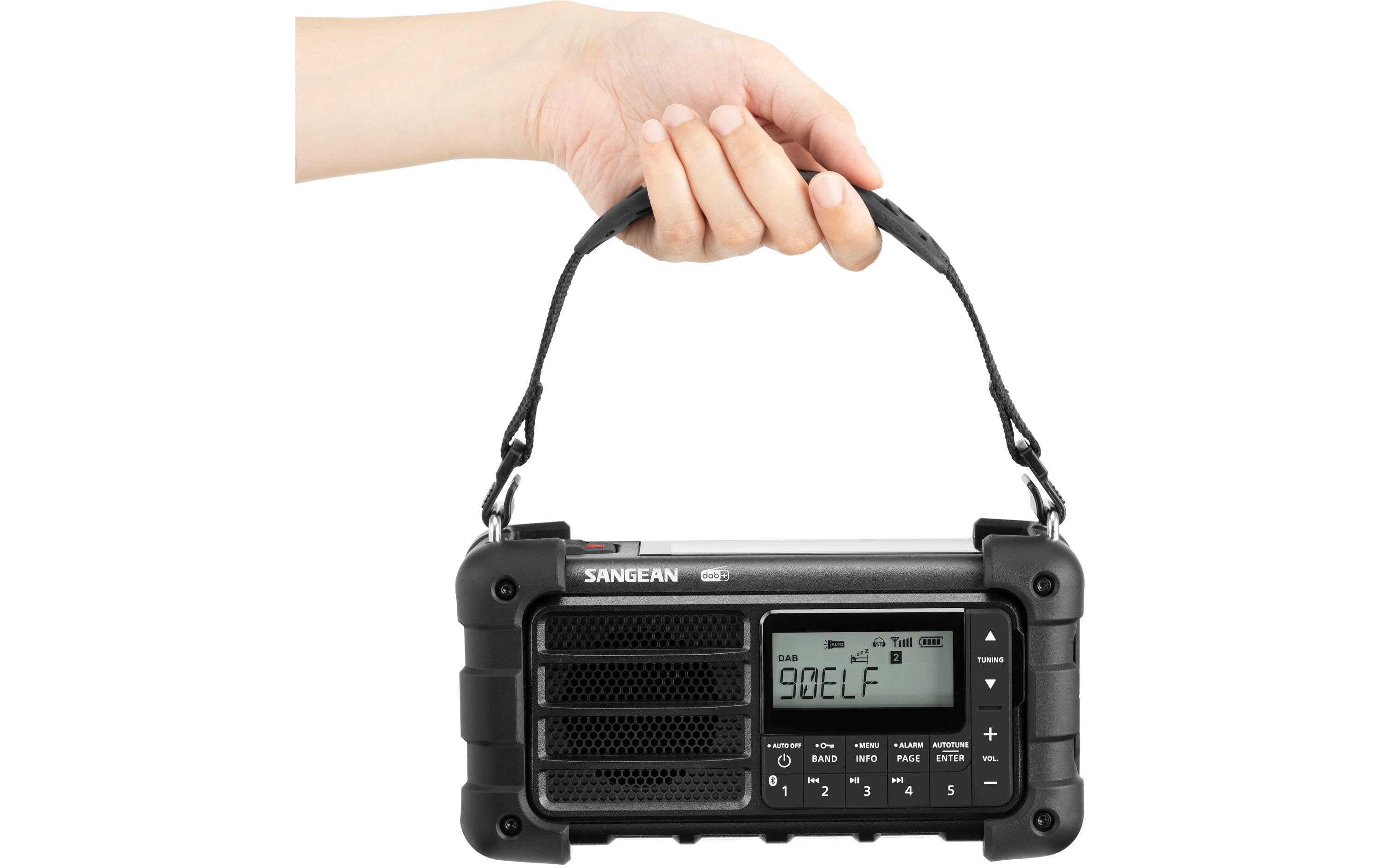 DAB+ Radio MMR-99DAB+ Schwarz<br>Mehrfachbetriebenes digitales Notfallradio