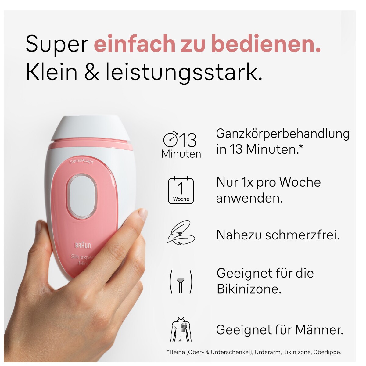 Braun Silk-expert Pro IPL PL1000 Haarentfernungsgerät