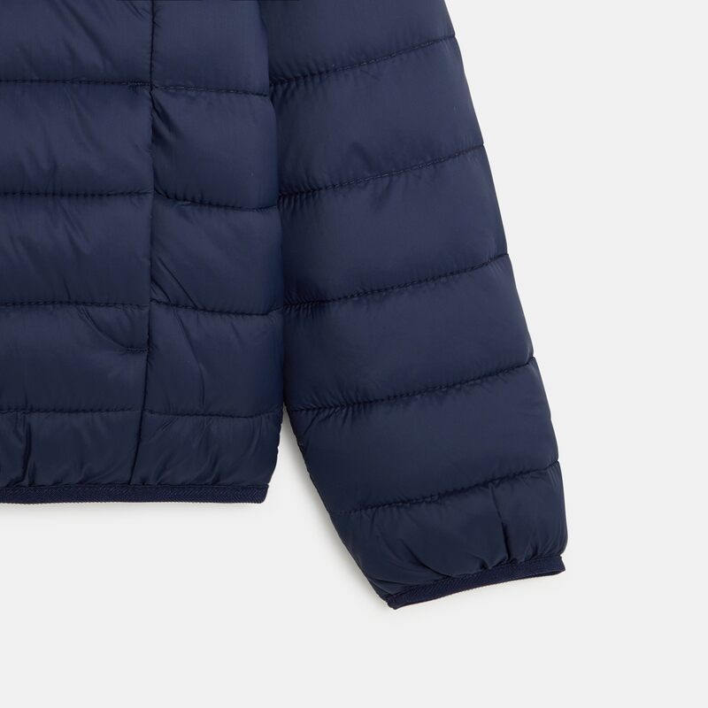 Doudoune chaude et légère bleue garçon