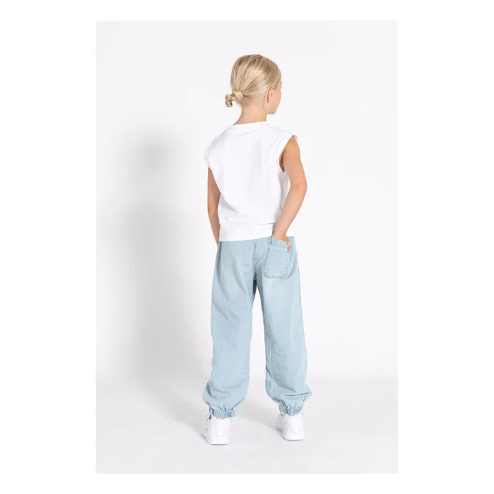 Finger in the nose Jean Jogg Fit Slide | Denim bleached