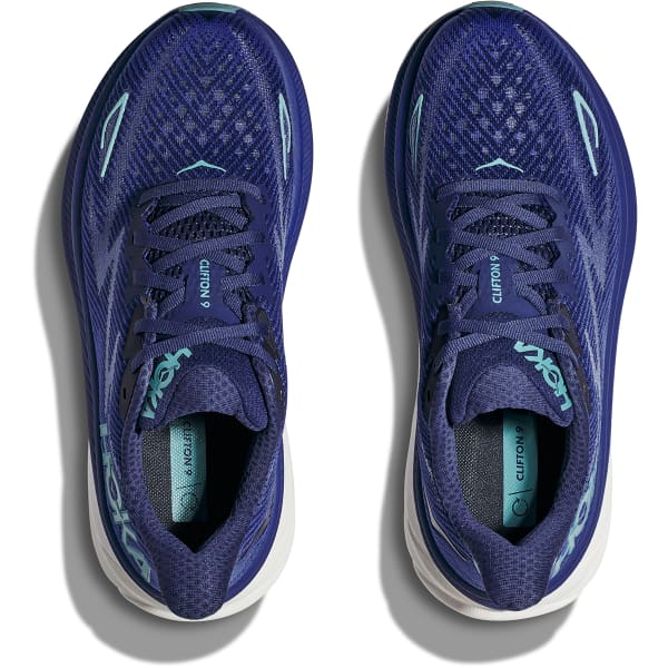 Chaussure running HOKA ONE ONE CLIFTON 9 W BELLWETHER BLUE / EVENING SKY