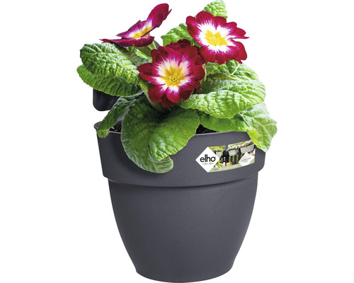 Hangende bloembak elho Vibia Campana kunststof Ø 20,5 cm H 26,5 cm antraciet