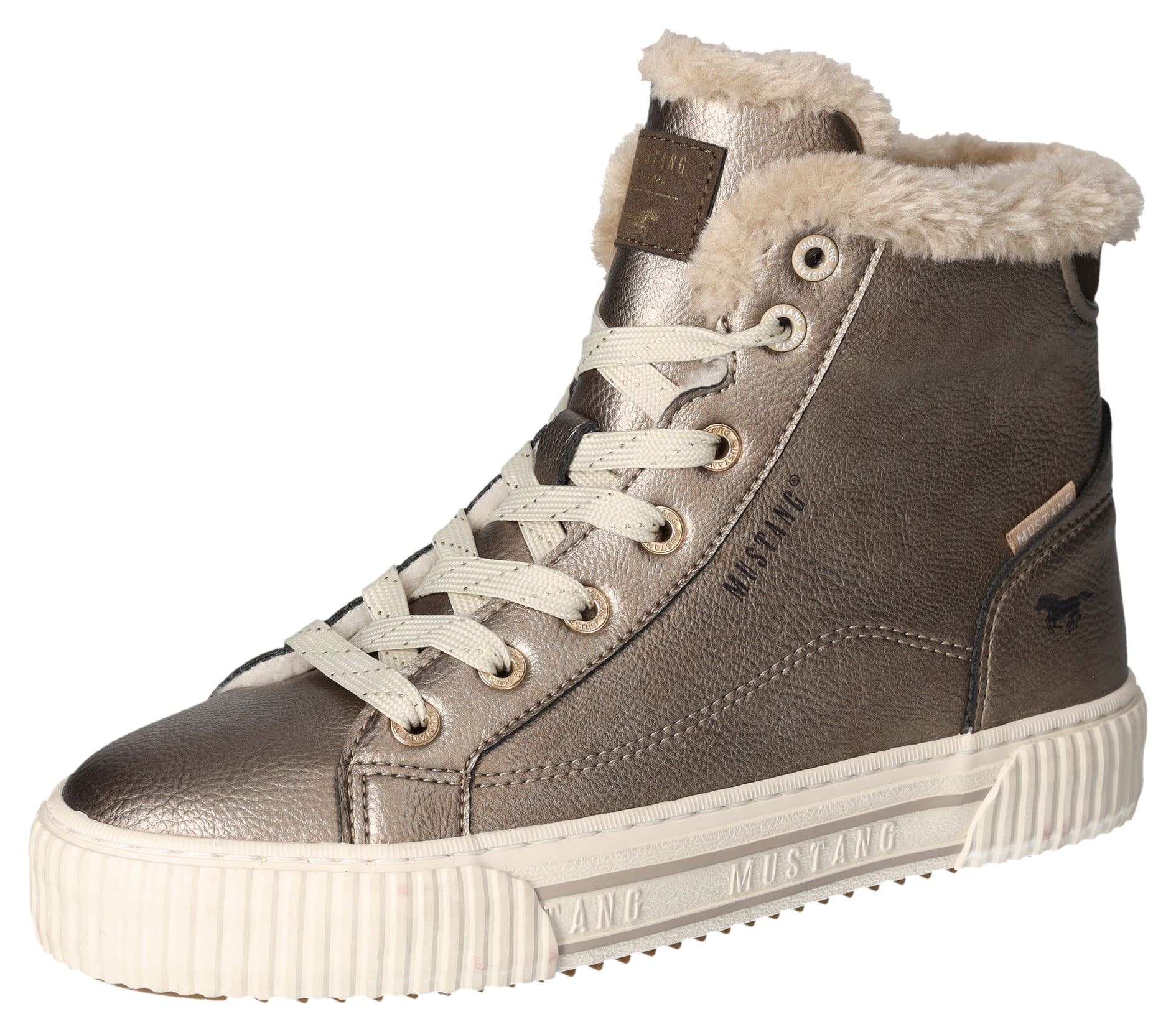 Mustang Shoes Winterboots  , Schnürboots, High top Sneaker mit Innenreissverschluss