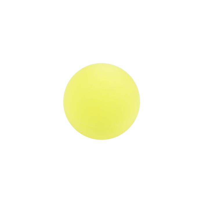 BALLE PHOSPHORESCENT JAUNE D.6CM