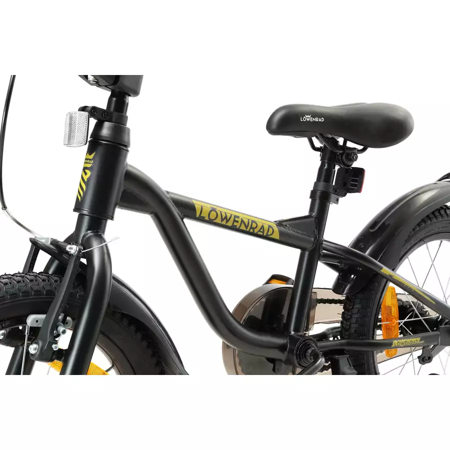 Löwenrad Kinderrad 16 Zoll LR Classic schwarz