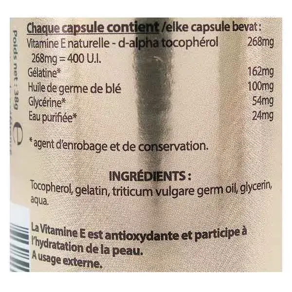 Vit'all+ Vitamina E 400 50 cápsulas