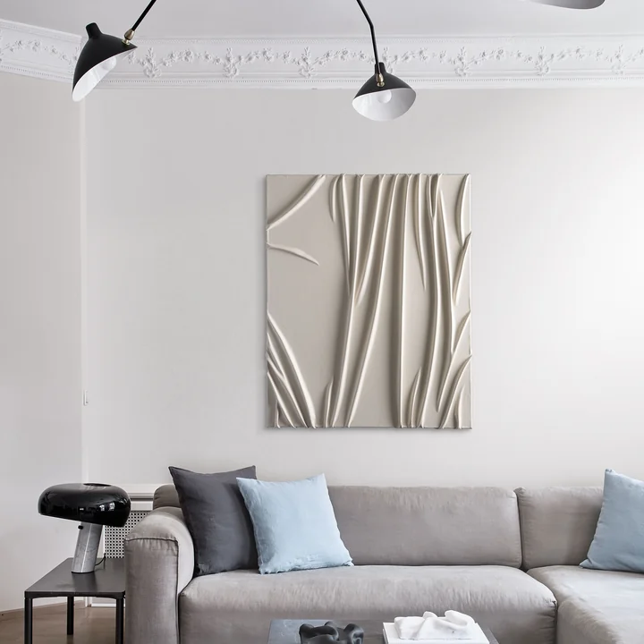 Studio Mykoda - SAHAVA Nomad 5, 80 x 100 cm, beige hell