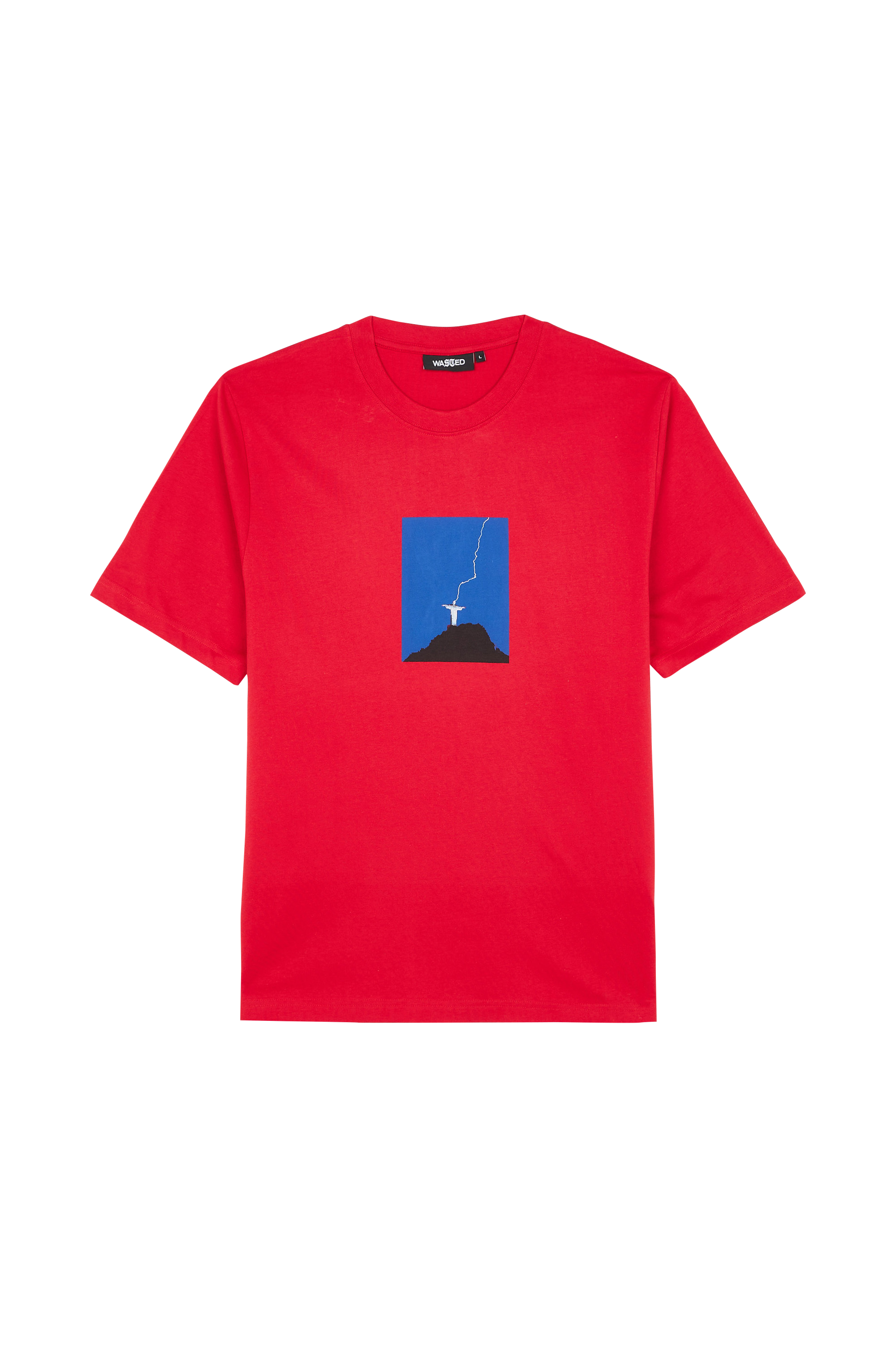 WASTED T-shirt Rouge
