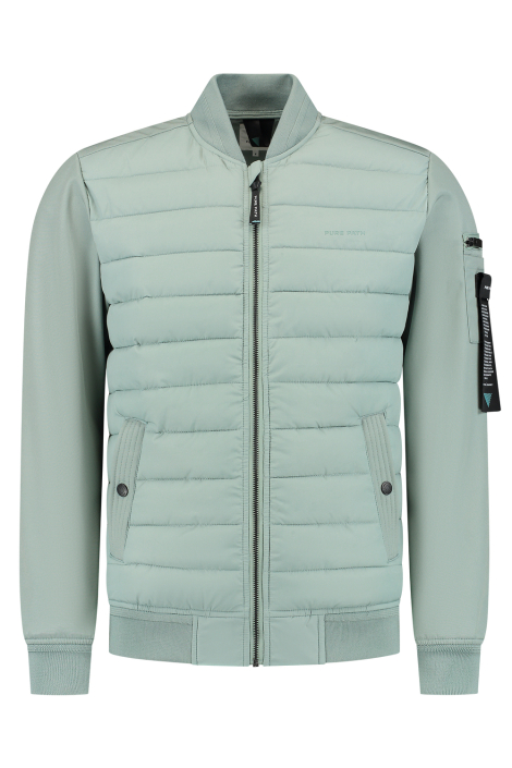 Pure Path groene heren jas
