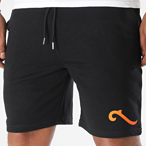 Short Jogging Wave Noir Orange