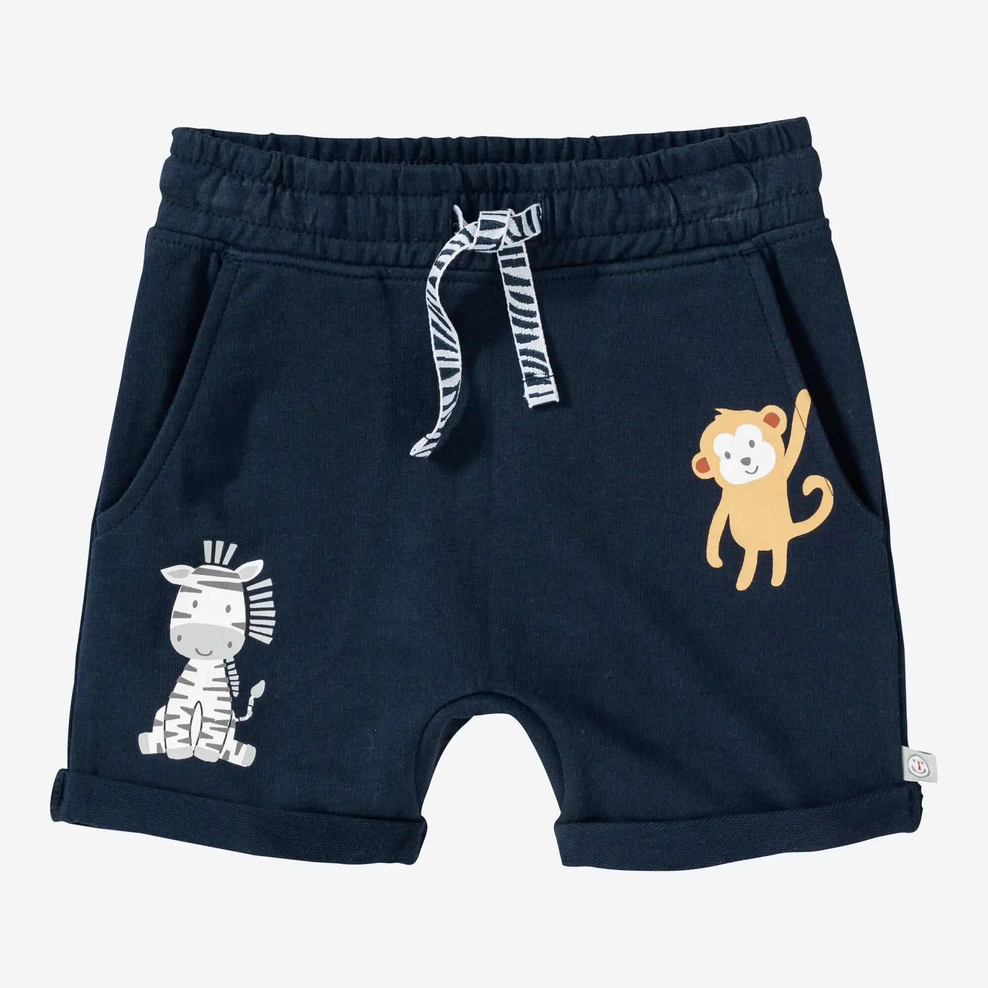 Baby-Jungen-Shorts mit Tiermotiven