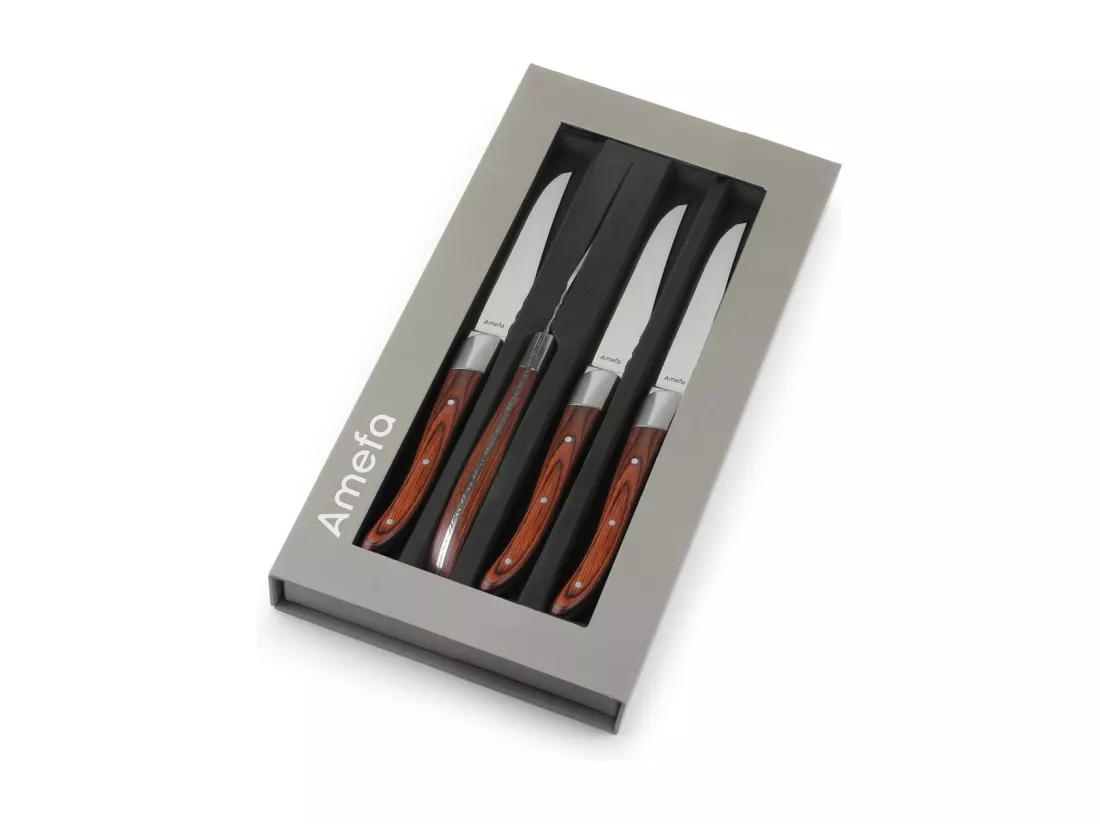 Royal Steak - Coffret 4 couteaux steak Bois