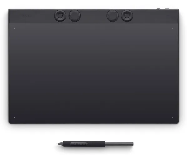 Wacom Intuos Pro Large, Kabel & trådløs, 349 x 195 mm, USB/Bluetooth, 1 cm, Kuglepen, 60°