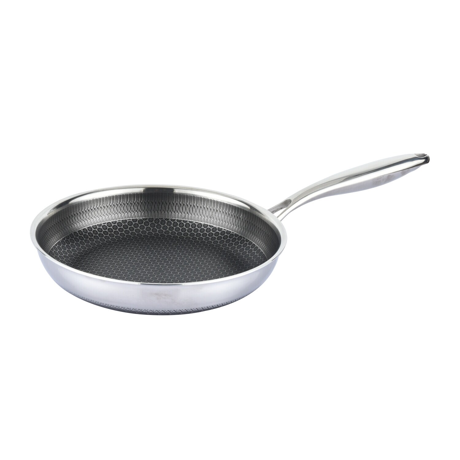 Cheffinger Bratpfanne 18/10 Edelstahl Wabenstruktur Ø24cm